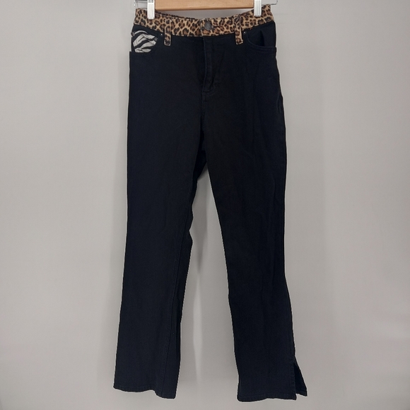 ALICE + OLIVIA Mid-Rise Straight Leg Jeans - Picture 2 of 8